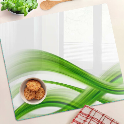 Tábua para corte Ondas abstratas verdes