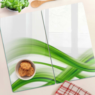 Tábua para corte Ondas abstratas verdes