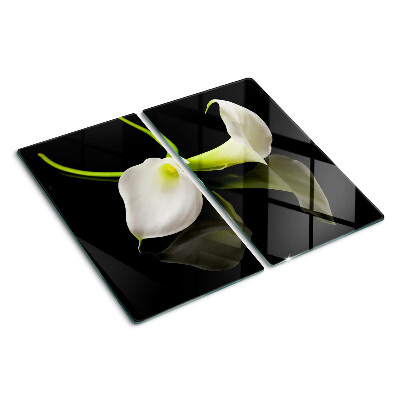 Tábua para corte Lírio em um fundo preto