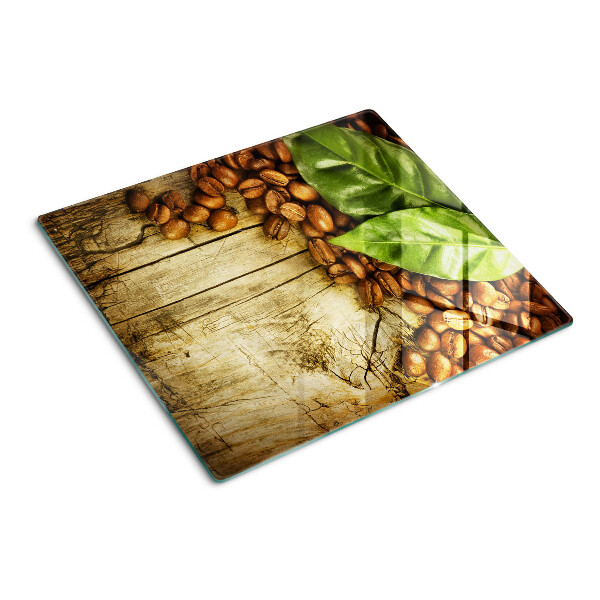 Tábua para corte Café e folhas