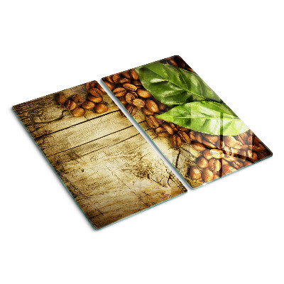 Tábua para corte Café e folhas