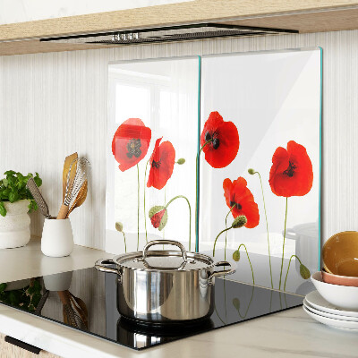 Tábua para cozinha Motivo floral de papoula