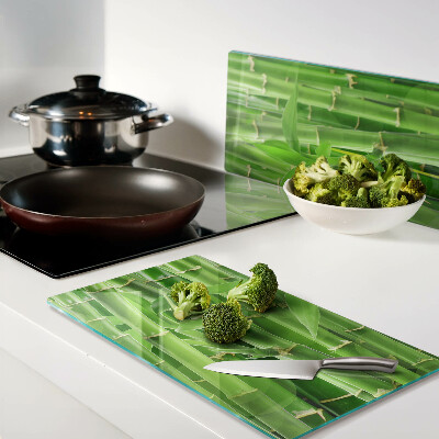 Tábua para corte Folhas e caules de bambu