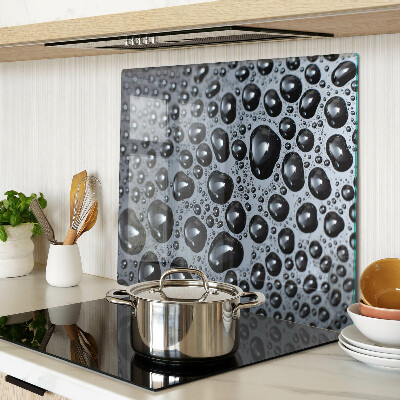 Tábua para corte Gotas de água no vidro