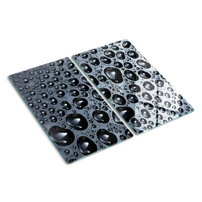 Tábua para corte Gotas de água no vidro