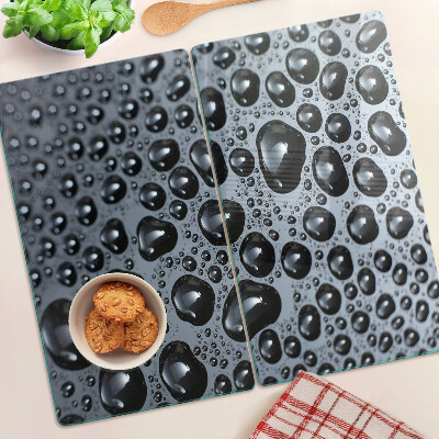 Tábua para corte Gotas de água no vidro