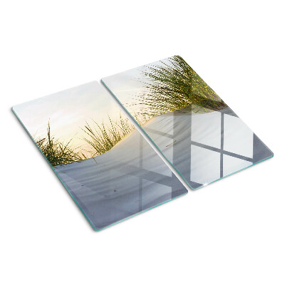 Tábua para cozinha Grama verde contra o céu