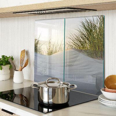 Tábua para cozinha Grama verde contra o céu