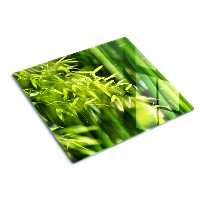 Tábua para cozinha Folhas de bambu e folhagem verde