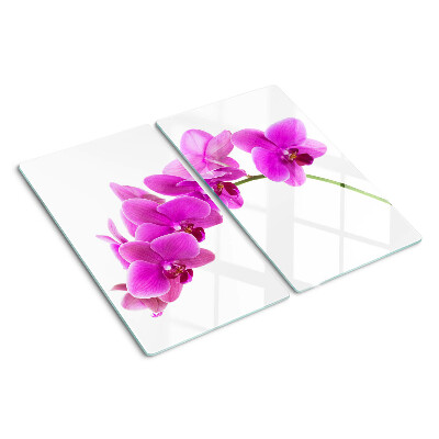 Tábua para corte Flores de orquídea em tons de rosa