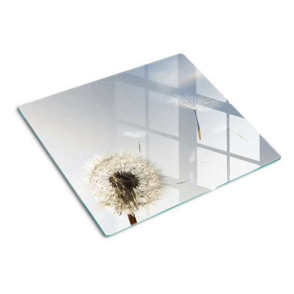 Tábua para cozinha Dentes-de-leão ao fundo da janela