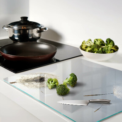 Tábua para cozinha Dentes-de-leão ao fundo da janela