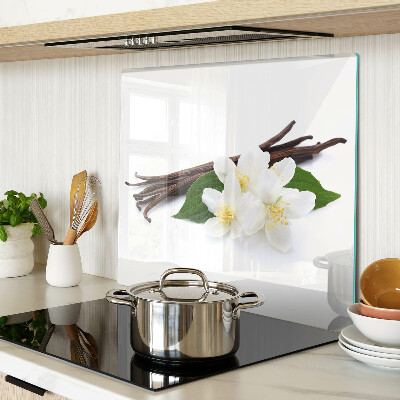 Tábua para cozinha Flores e vagens de baunilha