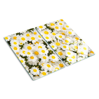 Tábua para cozinha Margaridas em um fundo branco
