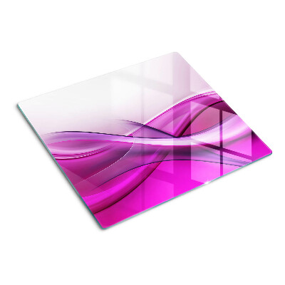 Tábua para corte Ondas em tons de rosa