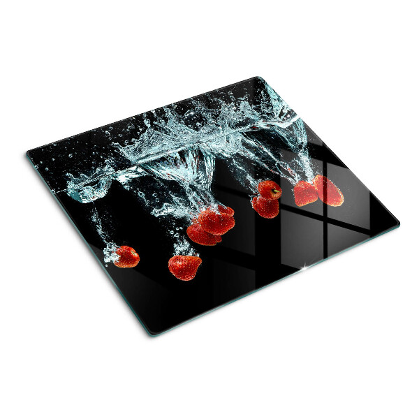 Tábua para cozinha Morangos na água