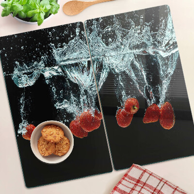 Tábua para cozinha Morangos na água