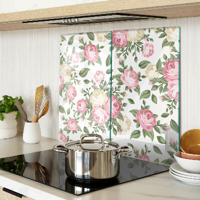 Tábua para cozinha Padrão floral de rosas