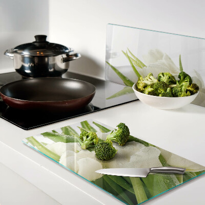 Tábua para cozinha Tulipas em gotas de água