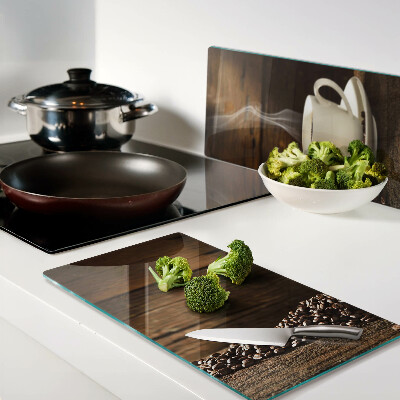 Tábua para cozinha Café e uma xícara