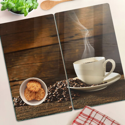 Tábua para cozinha Café e uma xícara