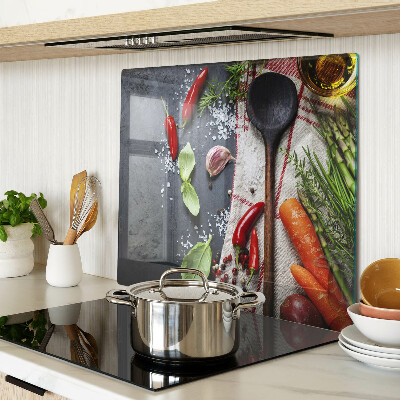 Tábua para corte Especiarias e vegetais de cozinha