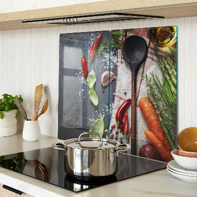 Tábua para corte Especiarias e vegetais de cozinha