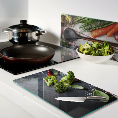 Tábua para corte Especiarias e vegetais de cozinha