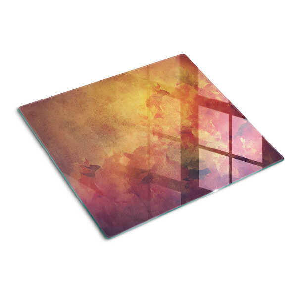 Tábua para corte Motivo floral em tons pastel