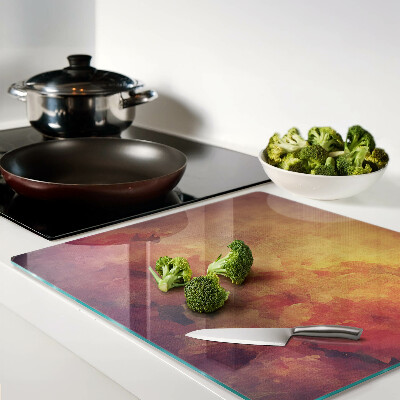 Tábua para corte Motivo floral em tons pastel