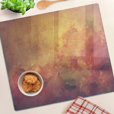 Tábua para corte Motivo floral em tons pastel