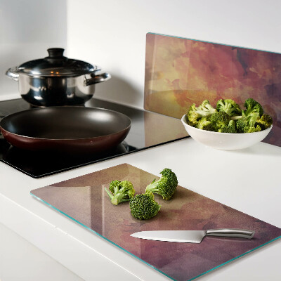 Tábua para corte Motivo floral em tons pastel