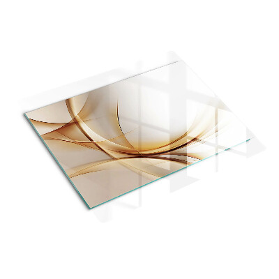 Tábua para corte Ondas abstratas em tons de bege