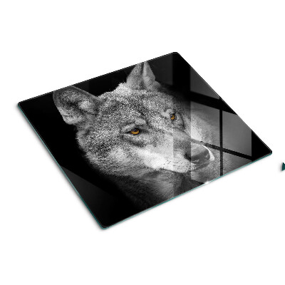 Tábua para cozinha Lobo em tons de cinza