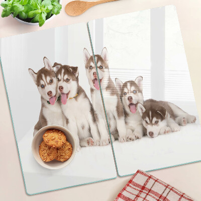 Tábua para cozinha Filhotes de Husky