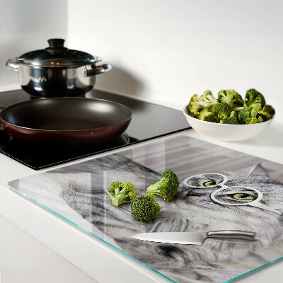 Tábua para cozinha Gato com óculos