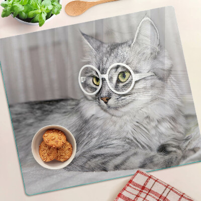 Tábua para cozinha Gato com óculos