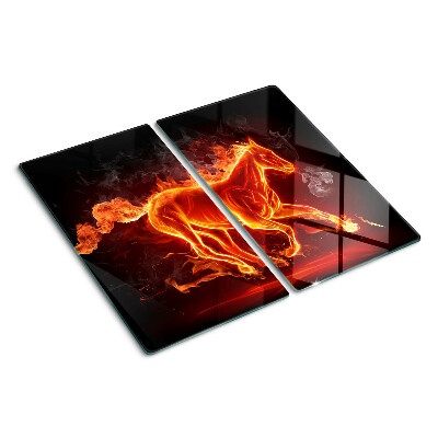 Tábua para cozinha Cavalo em chamas