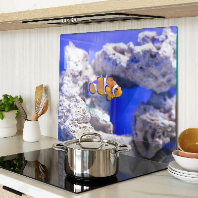 Tábua para cozinha Peixe-palhaço entre as rochas