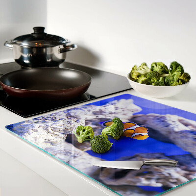 Tábua para cozinha Peixe-palhaço entre as rochas