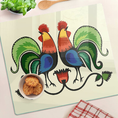 Tábua para corte Galos em estilo folk