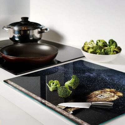 Tábua para corte O leão e o céu cheio de estrelas