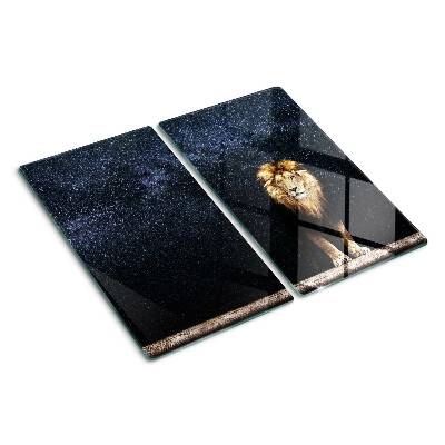 Tábua para corte O leão e o céu cheio de estrelas