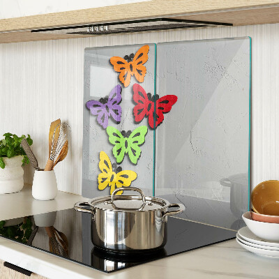 Tábua para cozinha Motivo de borboletas coloridas