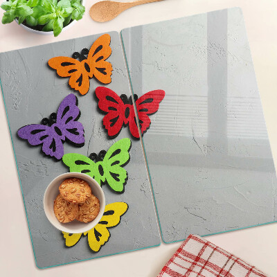 Tábua para cozinha Motivo de borboletas coloridas