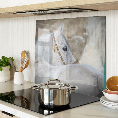 Tábua para cozinha Cavalo jovem branco