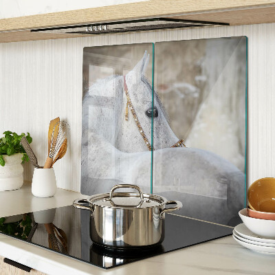 Tábua para cozinha Cavalo jovem branco