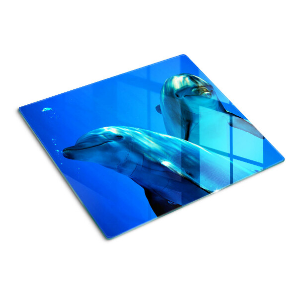 Tábua para corte Golfinhos na água