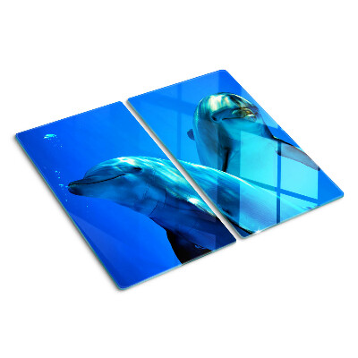 Tábua para corte Golfinhos na água