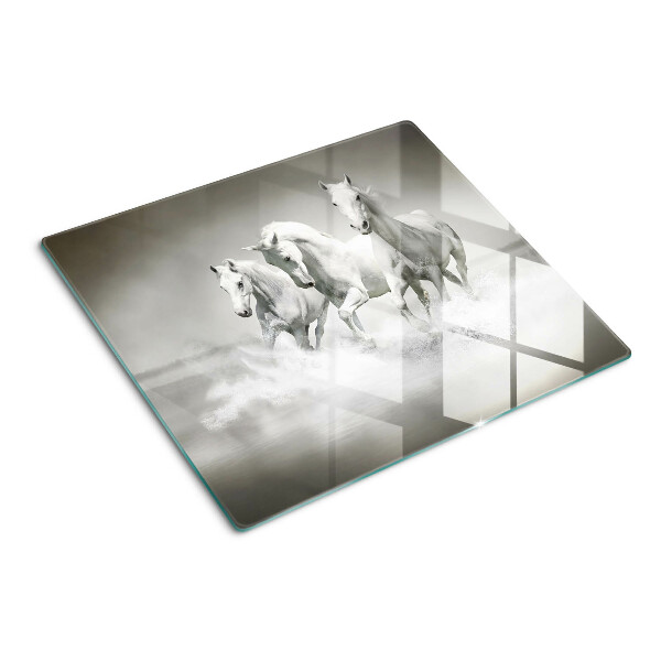 Tábua para corte Cavalos na água